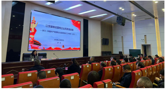 以党建推动sg胜游官网企业高质量发展